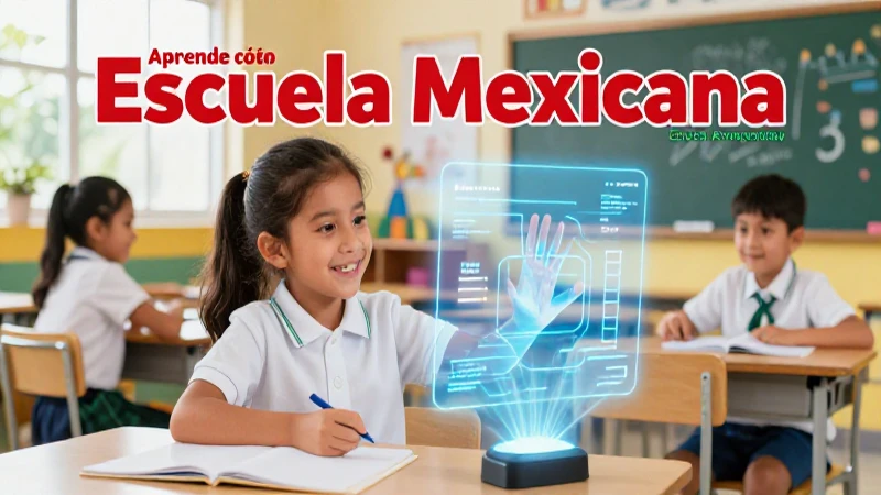 Aprende cómo la tecnología potencia la enseñanza en la Escuela Mexicana 3 Estudiante mexicano aprende con tecnología educativa avanzada