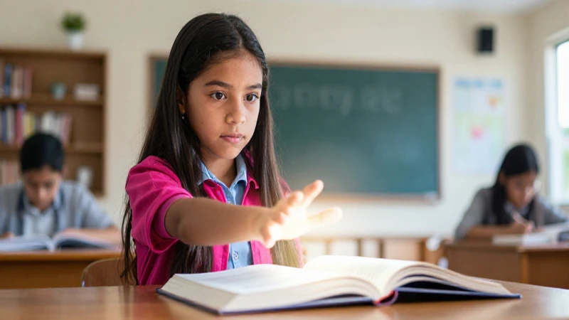 Aumenta participación niñas: descubre estrategias clave educación 3 Chica mexicana brillante alcanzando el conocimiento