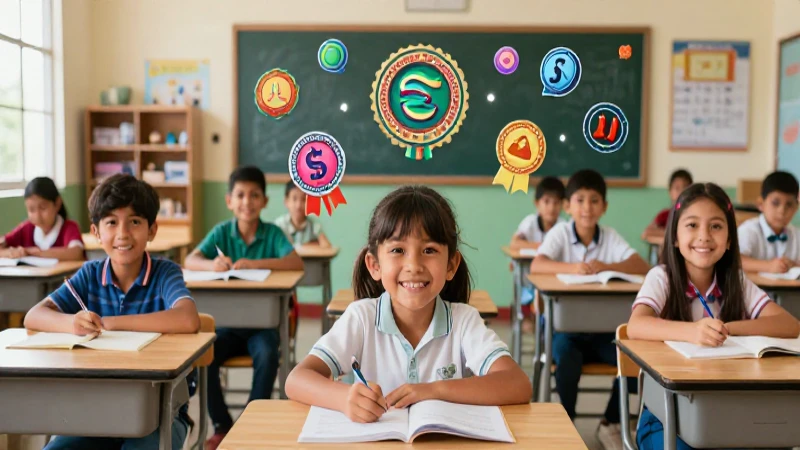 Optimiza el aprendizaje con la gamificación en escuelas de México 3 Clase mexicana digital y alegre