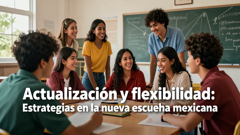 Actualización y flexibilidad: Estrategias en la nueva escuela mexicana 3 Flexibilidad y modernización educativa mexicana