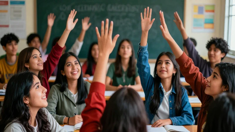 Apoya a todos los estudiantes con estrategias inclusivas: diversidad de género 4 Estudiantes mexicanos diversos en un ambiente vibrante