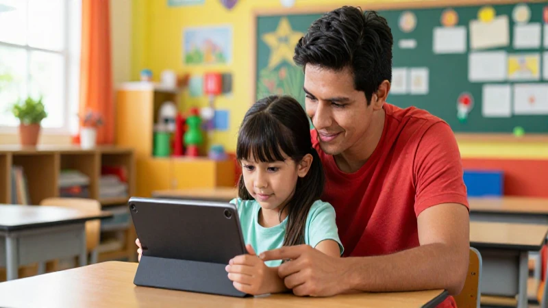 Padres guían a niños en seguridad digital