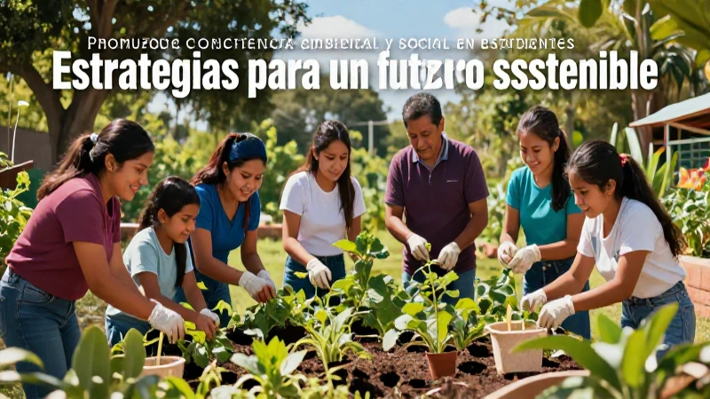 Estrategias comunitarias para un futuro sostenible