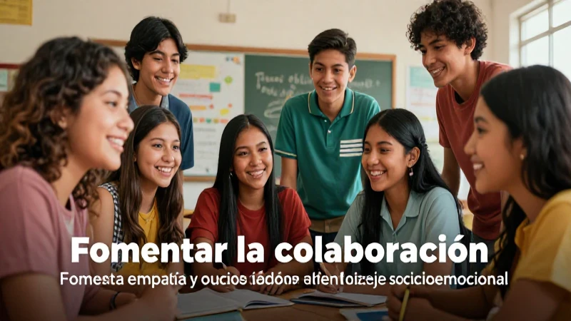 Estudiantes mexicanos colaborando por el desarrollo socioemocional