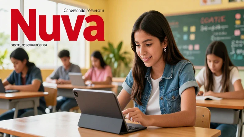 Aprende a motivarte y participar en clases con tecnología 3 Estudiante mexicano interactúa en aula moderna