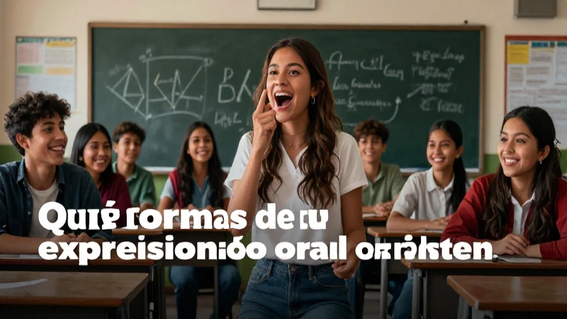 Clase mexicana vibrante muestra expresión oral