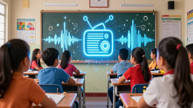 Estudiantes mexicanos aprenden a través del sonido