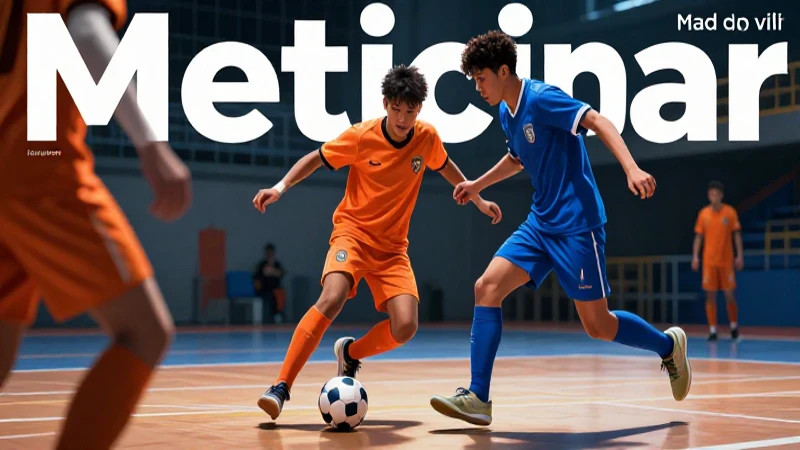 Futsal vibrante y moderno con estética educativa mexicana