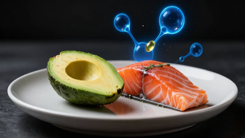 Qué son las grasas y cuáles son sus tipos y características 4 Fotografía culinaria dinámica con toques futuristas