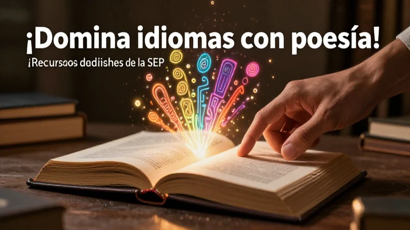 ¡Domina idiomas con poesía! Conoce cómo en los libros de la SEP 6 Aprende idiomas con poesía y recursos educativos