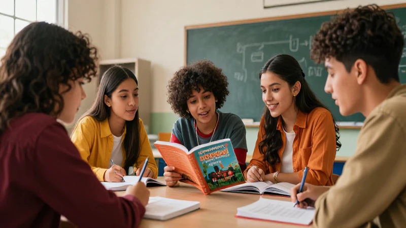 ¡Domina idiomas con poesía! Conoce cómo en los libros de la SEP 5 Estudiantes colaboran en poesía para dominar idiomas