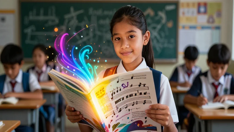 Estudiante mejora habilidades usando libros SEP