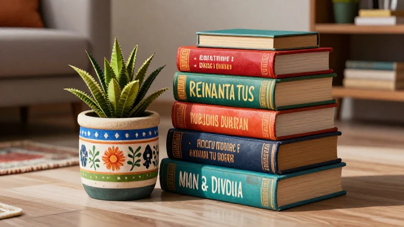 Reinventar libros usados para decoración y ganancias