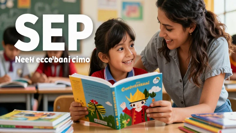 Motiva a tu hijo en los libros de la SEP: 5 estrategias efectivas 3 Ilustración vibrante de niño mexicano aprendiendo feliz