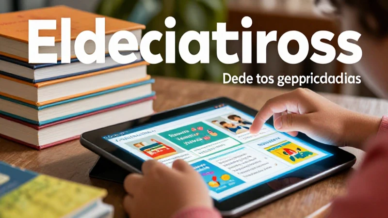Recupera tus libros escolares perdidos: soluciones prácticas y rápidas 4 Ilustración educativa moderna y vibrante