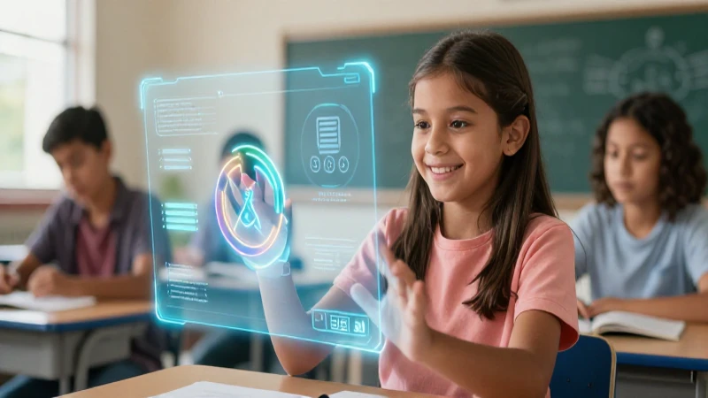 Estudiante usa tecnología inclusiva en México
