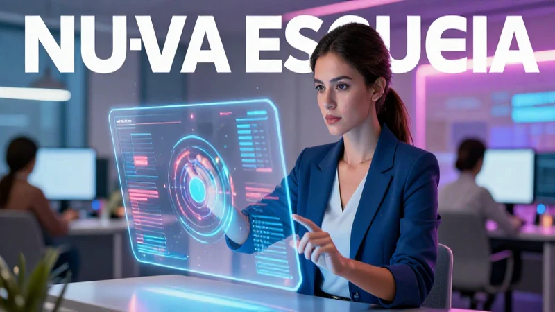 Guía de herramientas para formación docente en perspectiva de género 3 Profesora interactúa con holograma educativo digital
