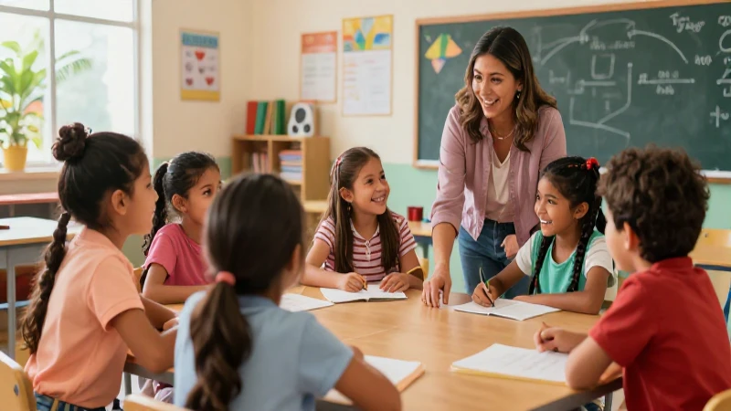 La Nueva Escuela Mexicana: Inclusión y diversidad educativa 4 Niños colaborando felices en aula mexicana