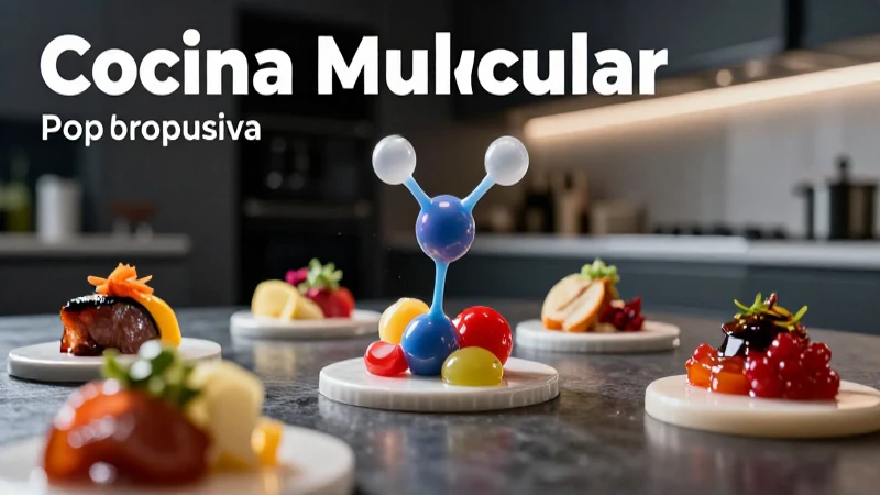 10 Conoces propuestas creativas que te inspirarán 6 Cocina molecular vibrante, estilo premium