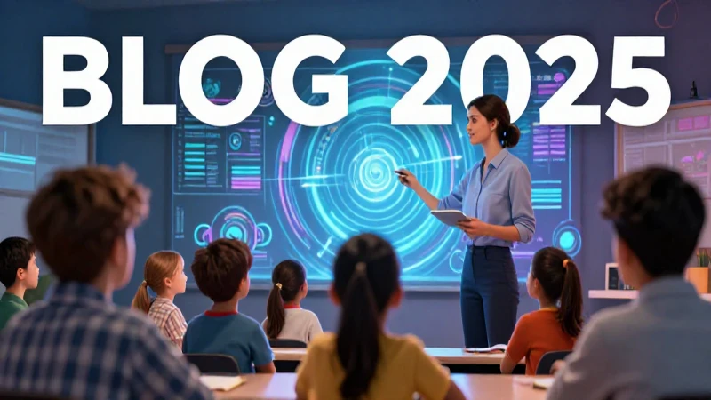 Ilustración profesional de datos educativos vibrantes