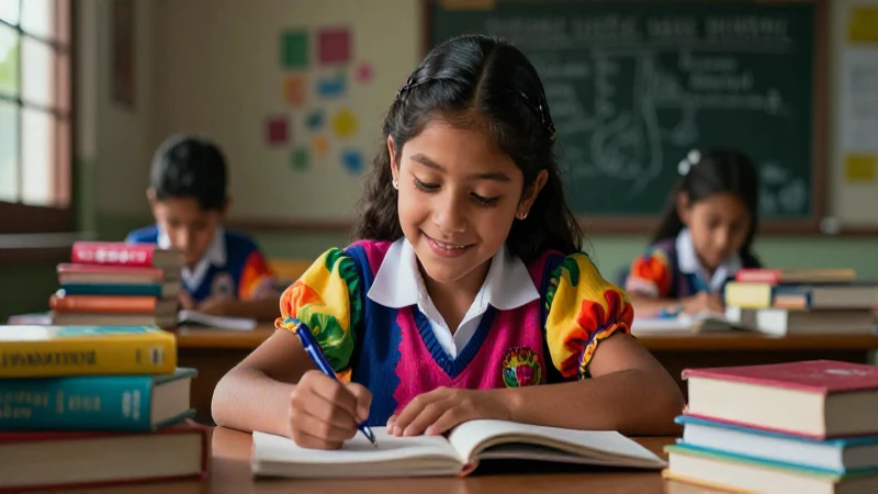 Niña mexicana busca reducir la deserción escolar