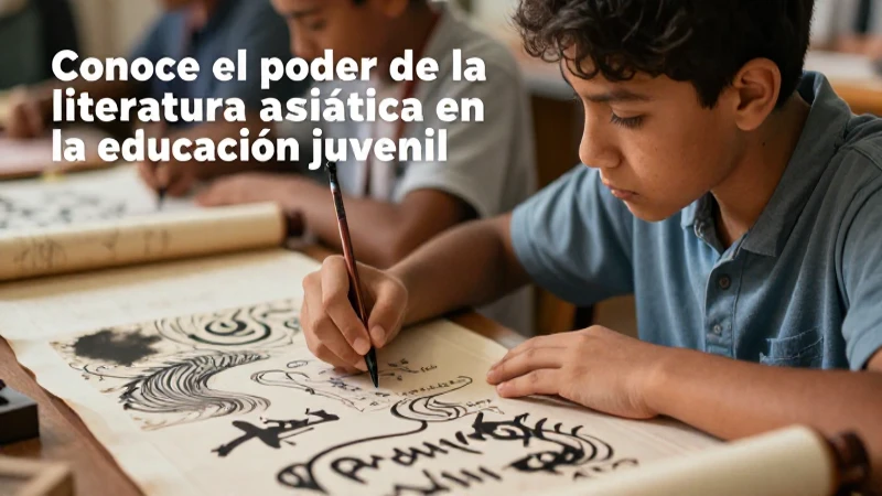 Conoce el poder de la literatura asiática en la educación juvenil 5 Integra literatura asiática en la educación moderna
