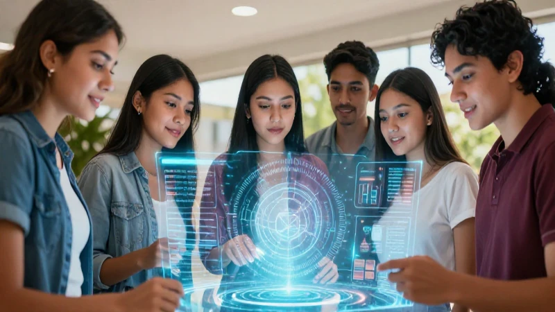 La evaluación educativa en México: beneficios y desafíos para potenciar la educación 4 Educación holográfica con estudiantes mexicanos