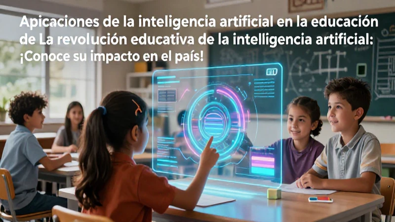 La revolución educativa de la inteligencia artificial: ¡Conoce su impacto en el país! 3 IA transforma la educación mexicana modernizando el aula