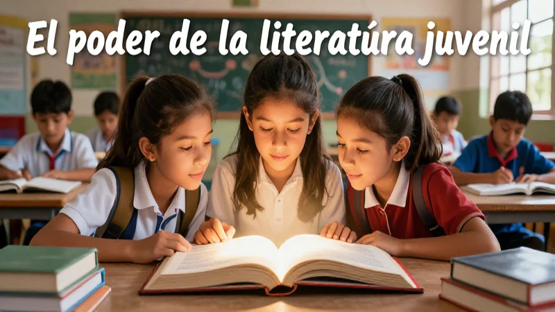 La literatura juvenil fomenta el desarrollo y valores
