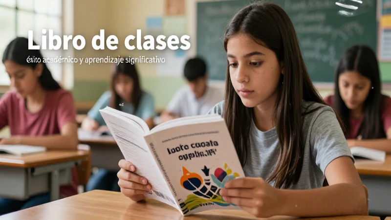 Libro de clases impulsa éxito educativo