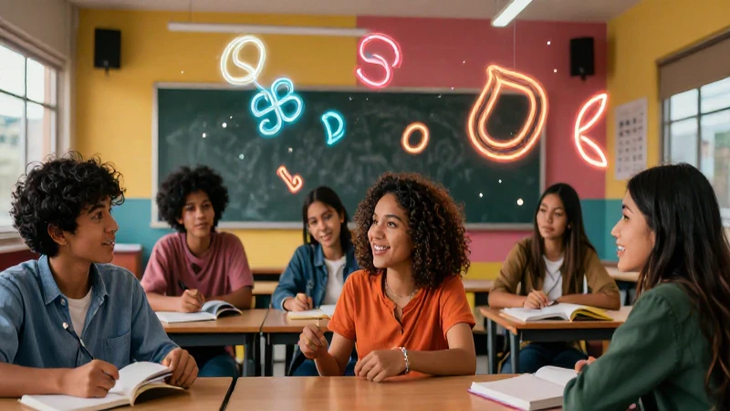 Guía libros SEP: enseñanza de idiomas para profesores y estudiantes 4 Jóvenes aprendiendo idiomas en México moderno
