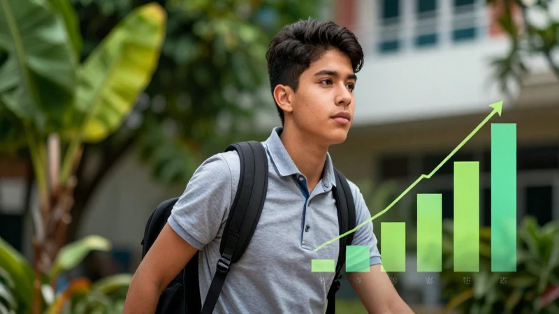 Mejora el rendimiento escolar con los indicadores clave: Nueva Escuela Mexicana 3 Estudiante enfocado, crecimiento académico dinámico