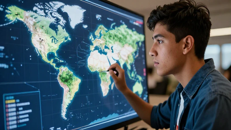 Domina Geografía Económica con el libro de la SEP: información clave 3 Joven mexicano analiza flujos económicos globales