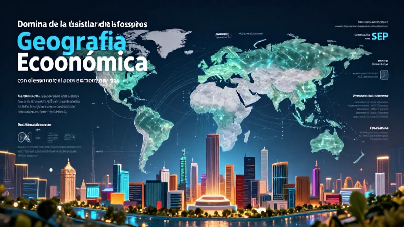 Domina Geografía Económica con el libro de la SEP: información clave 4 La geografía económica impulsa el desarrollo nacional