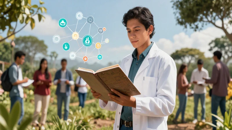 Qué es la investigación: características, tipos y su ciencia 6 Investigadora mexicana en campo analizando datos