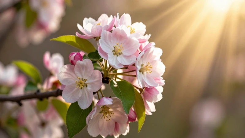 Qué es la primavera: Definición y concepto esencial 5 Flores vibrantes bañadas en luz dorada