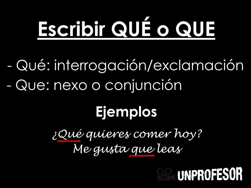 Que lleva tilde: se escribe 'que' o 'qué' correctamente 17 que lleva tilde se escribe que o que correctamente