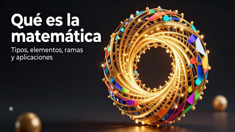 Estructuras matemáticas complejas con diseño brillante