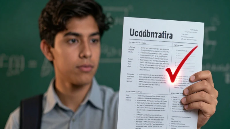 Estudiante mexicano enfocado en sus estudios