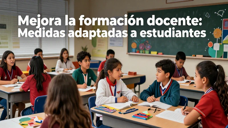 Mejora docente con estrategias adaptadas