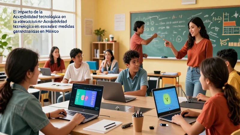 Accesibilidad tecnológica en la educación mexicana