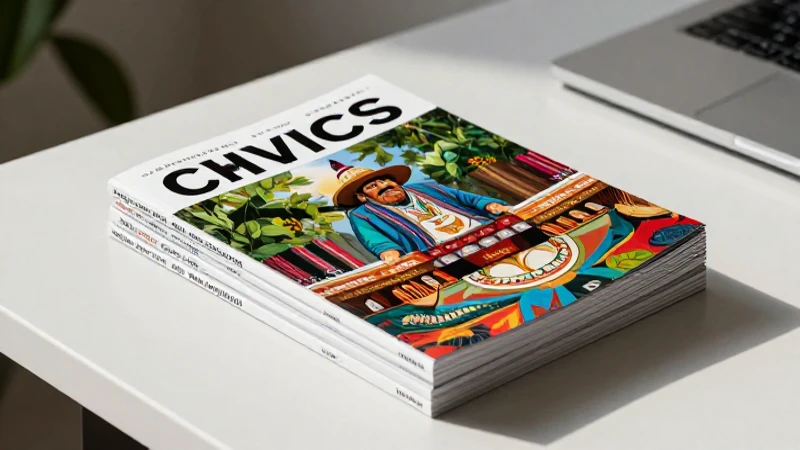 Actualiza tus libros de educación cívica SEP al día: Medidas y mejoras constantes 5 Revista educativa sobre civismo con estética mexicana moderna