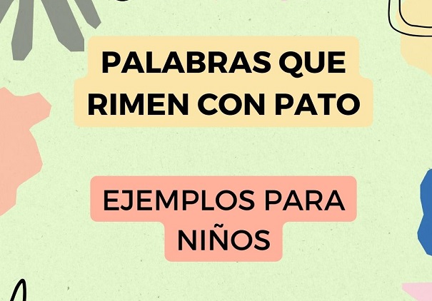 Qué palabras riman con patos y qué versos se pueden crear 2 que palabras riman con patos y que versos se pueden crear