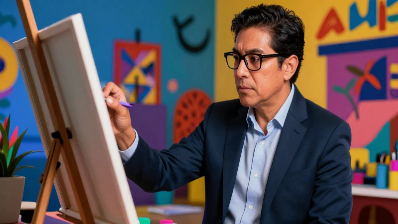 Maestro guía el arte con vibrante estilo mexicano