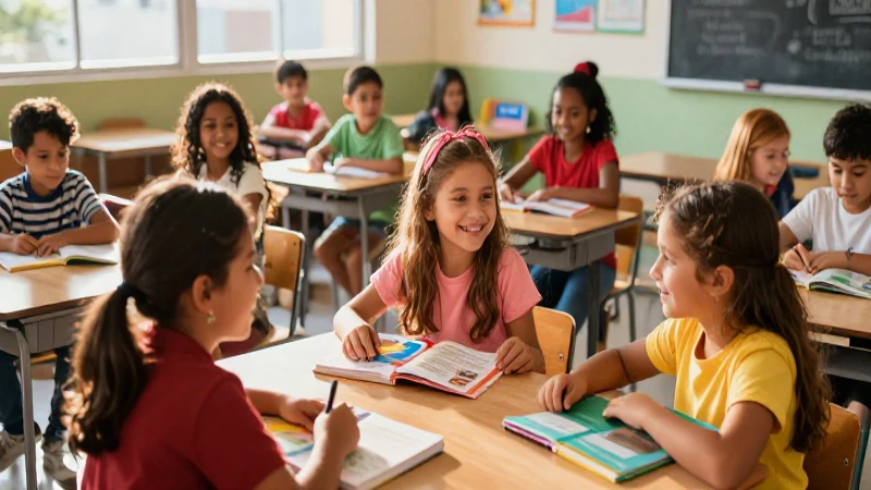 Transformación educativa: Libros de texto gratuitos y su impacto en la educación primaria 5 Estudiantes felices aprendiendo en México