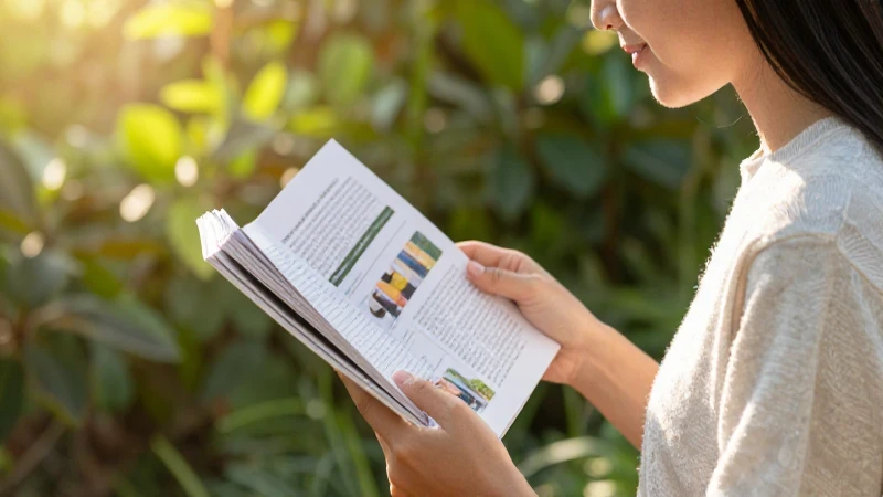 Conoce los mejoress beneficios de leer una hora todos los días 3 Joven lee con luz dorada y aprende