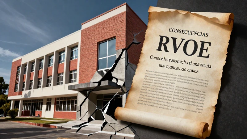 Conoce las consecuencias si una escuela no cuenta con RVOE 3 Falta de RVOE conlleva graves consecuencias legales