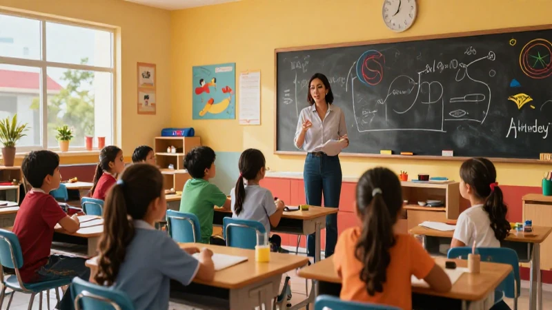 Conoce las consecuencias si una escuela no cuenta con RVOE 6 Aula mexicana vibrante con interacción docente moderna