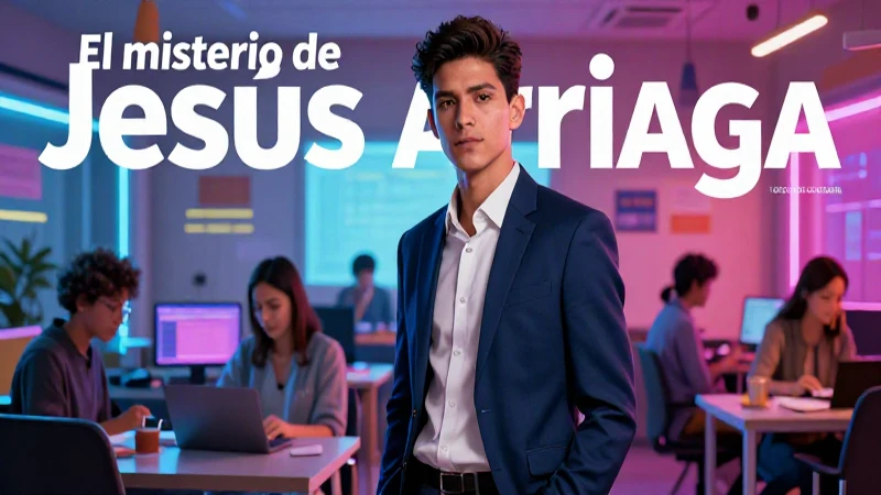 Joven profesional mexicano en un entorno educativo vibrante