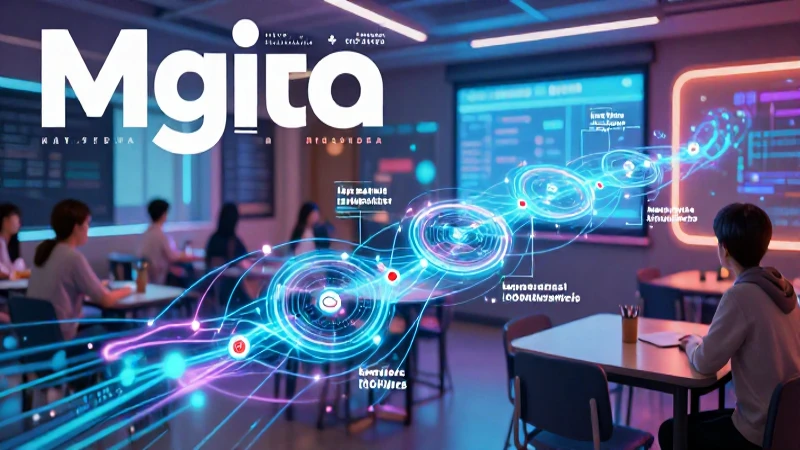 Mapa estratégico holográfico en aula moderna